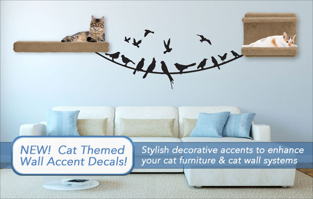 Cat Themed Wall Decals