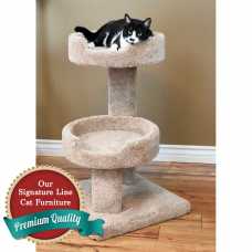 Cat's Choice 32 Inch Double Tub Corner Design Cat Tree