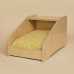 Tuckin Wooden Cat Bed House with Cushion