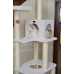 Cat's Dream B7301 Classic Wood Cat Tree Ivory Four Levels w Rope Swing, Hammock, Condo, and Perch