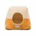 2-In-1 Cat Bed Cave Shape And cuddle Pet Bed, Brown/Beige C07CZS/MH