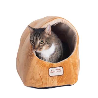 Cat Bed Cave Shape, Brown/Ivory, C11CZS/MH