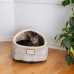 Faux suede Cat Bed and Cave C18HHL/MH, Sage Green
