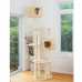 Cat's Dream Premium Scots Pine 85-Inch Cat Tree with Five Levels, Two Condos