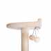 Always Amazing  64" Cat Tree With Scratch Sisal Post, Soft-side Playhouse in Almond