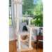 Always Amazing  65" Real Wood Cat Tree With Sisal Rope, Hammock, soft-side playhouse A6501