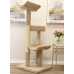 Cat's Choice Sturdy Wood Double Soild Wood Scratching Post Cat Tower
