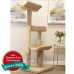 Cat's Choice Sturdy Wood Double Soild Wood Scratching Post Cat Tower