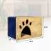 LaLuna Cat Condo House with 1 Door and Scratcher PC7A