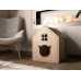 Cute Cat House with Decorative Window and Door PC17A