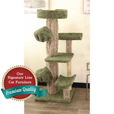 Cat's Choice 45" Sculpted Cat Tree with Multiple Tiered Perches