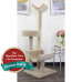 Cat's Choice 54" Cat Tree with Two Curved and One Round Perch plus Scratching Post