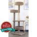 Cat's Choice 60" Triple Round Cat Tpwer with Multiple Scratching Posts