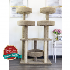 Cat's Choice 55" Cat Tower Castle Gym for BIG Cats