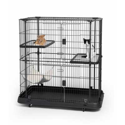 Deluxe Cat Home with 3 Levels Model 7501
