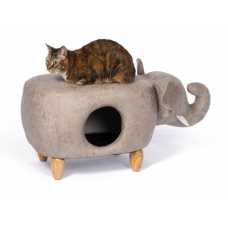 Elephant Ottoman Cat Condo Bed 7390