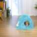 Shaggy Comfy Monster Hideaway Cat Bed