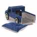 Cozy Blue Pickup Truck Cat Bed and Scratcher