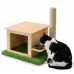 CatsPlay Indoor Cat Home w/Sisal Scratching Post