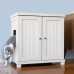 Deluxe Cat Litterbox Cabinet - Cottage Style