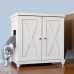 Deluxe Cat Litterbox Cabinet - Farmhouse Style