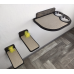 Cat Wall Feeder with 2 bowls + 2 Cat Wall Steps Set