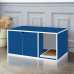 zBoard Cat Litter Box Enclosure, Blue