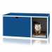 zBoard Cat Litter Box Enclosure, Blue