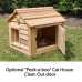 17 Inch Cedar Cat House with Platform