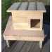 Double Deck Outdoor Cedar Wood Cat House Shelter