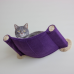 Cat Hammock - Wall Mounted Cat Bed - Purple