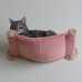 Cat Hammock - Wall Mounted Cat Bed - Salmon