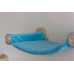 Cat Hammock - Wall Mounted Cat Bed - Teal