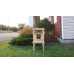 Small Cedar Insulated Cat or Small Dog House with Platform and Loft