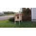 Small Cedar Insulated Cat or Small Dog House with Platform and Loft
