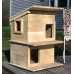 Double Deck Outdoor Cedar Wood Cat House Shelter