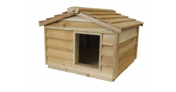 Large Cedar Insulated Cat Or Small Dog, Outdoor Cat Shed