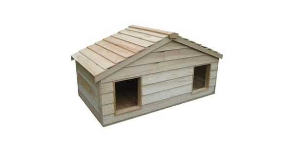 insulated cedar cat house